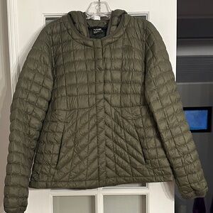 The North Face Olive Quilted Women's Jacket